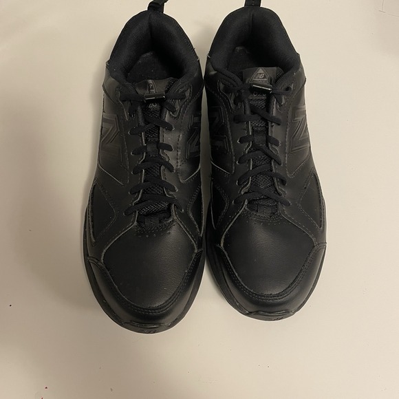 NEW BALANCE 626 Mens Size 12 Triple Black Leather Walking Sneakers Shoes Work‎ - Picture 1 of 11